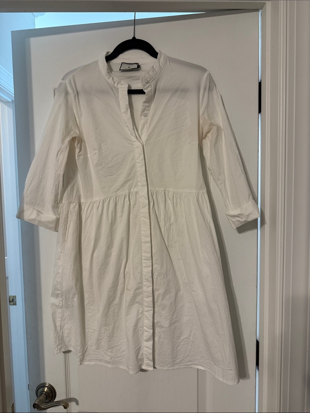 Tuckernuck White Button-Front Midi Dress